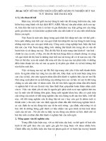 MỘT SỐ NGUYÊN NHÂN DẪN ĐẾN HÀNH VI NGHIỆN HÚT MA TUÝ TRONG TRẺ EM HÀ NỘI