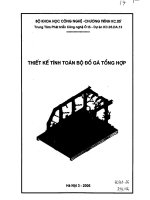 Thiết kế tính toán bộ đồ gá tổng hợp