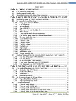 Giám sát, điều khiển thiết bị điện qua cổng Parrallel dùng Wireless