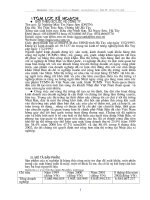 Tóm lược kế hoạch của xí nghiệp mây tre Ngọc Sơn