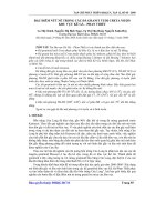 đặc điểm nứt nẻ trong các đá GRANIT tuổi CRETA muộn khu vực Kê Gà - Phan Thiết