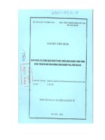 Hoàn thiện các chính sách kinh tế phát triển nông nghiệp