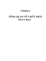 tổng quan về chất thải nguy hại
