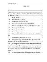 Phát triển du lịch sinh thái ở Cát Bà theo hướng phát triển du lịch bền vững