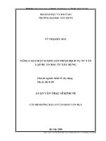 Thực trạng và một số giải pháp nhằm hoàn thiện công tác kế hoạch hoá nguồn nhân lực tại Công ty Cổ phần Tràng An”