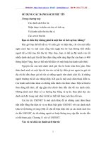 SỬ DỤNG CÁC DANH SÁCH THƯ TÍN