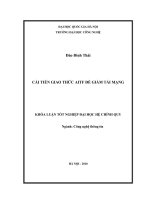 CẢI TIẾN GIAO THỨC AITF ĐỂ GIẢM TẢI MẠNG