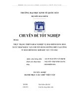 THỰC TRẠNG TRIỂN KHAI NGHIỆP VỤ BẢO HIỂM HÀNG HOÁ XUẤT NHẬP KHẨU VẬN CHUYỂN BẰNG ĐƯỜNG BIỂN TẠI CÔNG TY BẢO HIỂM DẦU KHÍ KHU VỰC TÂY BẮC