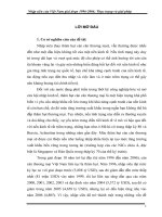 Tình hình nhập siêu của Việt Nam giai đoạn 1996-2006: Nguyên nhân và ảnh hưởng