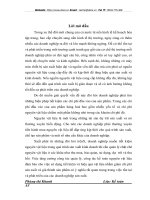 Hoàn thiện công tác kế toán Nguyên vật liệu tại Công ty Cổ phần Sản xuấtvà Thương Mại Việt Hưng Phát