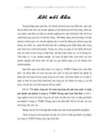 Hoàn thiện công tác kế toán chi phí sản xuất và tính giá thành sản phẩm tại Công ty TNHH Thương mại Lâm Đại Hải