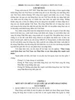 thực trạng xuất khẩu thủy sản Việt Nam và nhật bản và các biện pháp đầy mạnh xuất khẩu