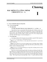 Chuong I - ĐẶC ĐIỂM CỦA CÔNG TRÌNH  CRESCENT 3.1 – A