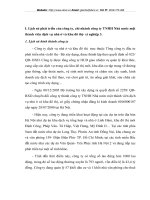 Tình hình hoạt động sản xuất kinh doanh của xí nghiệp