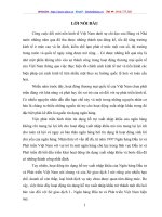 Một số giải pháp nhằm mở rộng hoạt động tín dụng tai trợ xuất nhập khẩu tại Sở giao dịch I- NHĐT&PT Việt nam