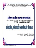 BỒI DƯỠNG, PHÁT TRIỂN ĐỘI VIÊN LỚN LÊN ĐOÀN