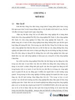 tính toán thiết kế cho trạm xử lý nước thải tập trung