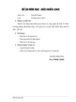 Thiết kế hệ thống điều khiển máy khoan