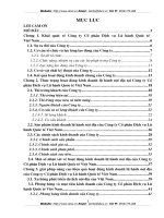 Hoạt động kinh doanh lữ hành nội địa tại Công ty Cổ phần Dịch vụ Lữ hành Quốc tế Việt Nam