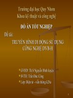 TRUYỀN HÌNH DI ĐỘNG SỬ DỤNG CÔNG NGHỆ DVB-H