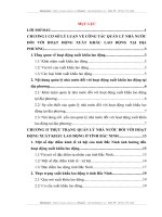 Hoàn thiện quản lý nhà nước đối với hoạt động xuất khẩu lao dộng ở tỉnh Bắc Ninh