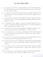 Một phương pháp proximal điểm trong cho bài toán cực tiểu lồi và cho bất đẳng thức biến phân 8