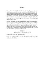 KHÁI QUÁT VỀ TÀI NGUYÊN NƯỚC