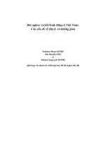 Đói nghèo và bất bình đẳng ở Việt Nam Các yếu tố về địa lý và không gian