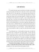 Tình hình triển khai nghiệp vụ Bảo hiểm vật chất xe cơ giới tại Công ty Cổ phần Bảo hiểm Petrolimex (PJICO) giai đoạn 2003 - 2007