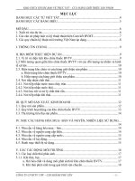 các công trình xử lý môi trường và chương trình giám sát môi trường