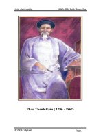 Nghiên cứu về Phan Thanh Giản