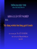 xây dựng website bán hàng gạch granite