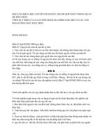 BÁO CÁO KHOA HỌC CHUYÊN ĐỀ SỞ HŨU CHUNG HỢP NHẤT TRONG QUAN HỆ HÔN NHÂN