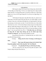Giải pháp nâng cao chất luợng tín dụng đối với Ngân hàng thương mại tại chi nhánh ngân hàng NNo&PTNT Đống Đa