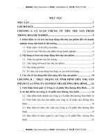 Một số giải pháp nâng cao khả năng tiêu thụ sản phẩm của Công ty cổ phần Mía đường Hòa Bình