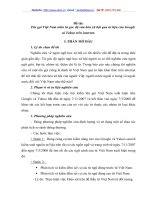 Tên gọi Việt Nam nhìn từ góc độ văn hóa xã hội qua tư liệu của Google và Yahoo trên internet.