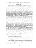 Tiêu thụ sản phẩm và giải pháp nâng cao chất lượng tiêu thụ sản phẩm của công ty cổ phần bánh kẹo Hải Hà