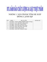 SẢN PHẨM TÔM HE HẤP ĐÔNG LẠNH IQF