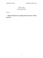 Đại lộ Champs Elysées và quảng trường Concorde - Niềm tự hào Paris