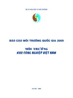 môi trường quốc gia khu công nghiệp Việt Nam