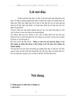 Động cơ, nhu cậu của người lao động và các biện pháp tác động đến động cơ theo hướng có lợi cho mục tiêu chung của doanh nghiệp