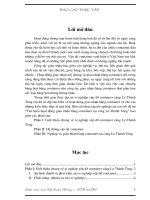 Tìm hiểu hoạt động giao nhận hàng container tại cảng Lê Thánh Tông