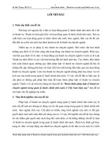 Hoàn thiện pháp luật về thanh tra chuyên ngành trong quản lý hành chính nhà nước ở Việt Nam hiện nay