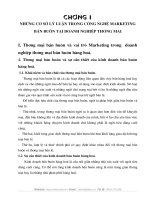 Công nghệ marketing bán buôn tại các doanh nghiệp thương mại