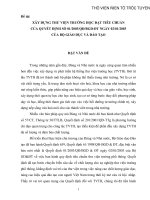 Xây dựng thư viện trường học đạt tiêu chuẩn