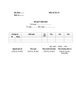 Sổ quỹ tiền mặt