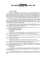 Kế hoạch xây dựng môi trường xanh, sạch đẹp