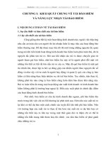 MỘT SỐ GIẢI PHÁP NÂNG CAO NĂNG LỰC NHẬN TÁI CỦA VINARE TRONG BỐI CẢNH GIA NHẬP TỔ CHỨC THƯƠNG MẠI THẾ GIỚI – WTO