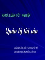 Quản lí tài sản bằng công nghệ thông tin