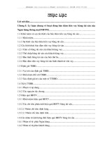 Nâng cao hiệu quả bảo đảm tiền vay bằng tài sản tại chi nhanh NHCT Thanh Xuân